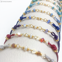 將圖片載入圖庫檢視器 Freshwater pearls &amp; Swarovski hand strap &lt; 10 colors &gt;
