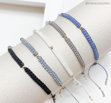 將圖片載入圖庫檢視器 Swarovski &amp; Japanese glass beads hand strap &lt;4 colors &gt;
