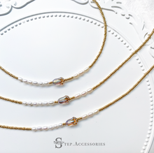將圖片載入圖庫檢視器 J018 Freshwater pearls with Czech glass beads &amp; Japanese glass beads choker/ necklace
