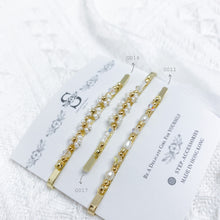 將圖片載入圖庫檢視器 White hair clips with Japanese glass beads &lt; 3 styles &gt;
