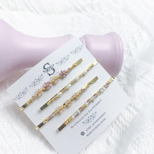 將圖片載入圖庫檢視器 Pink hair clips with Japanese glass beads &lt; 4 styles &gt;
