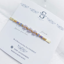 將圖片載入圖庫檢視器 Purple hair clips with Japanese glass beads &lt;4 styles &gt;

