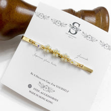 將圖片載入圖庫檢視器 Yellow hair clips with Japanese glass beads &lt; 3 styles &gt;
