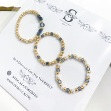 將圖片載入圖庫檢視器 Czech glass beads &amp; Swarovski ring set with Japanese glass beads&lt;5 colors&gt;
