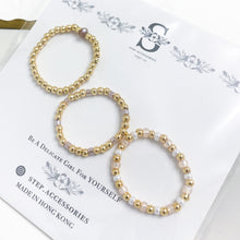 將圖片載入圖庫檢視器 Czech glass beads &amp; Swarovski ring set with Japanese glass beads&lt;5 colors&gt;
