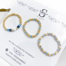 將圖片載入圖庫檢視器 Czech glass beads &amp; Swarovski ring set with Japanese glass beads&lt;5 colors&gt;
