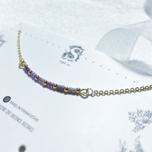 將圖片載入圖庫檢視器 Japanese glass beads rainbow smile necklace &lt; 4 colors &gt;
