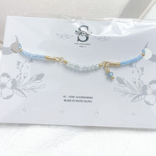 將圖片載入圖庫檢視器 Natural stone bracelet with glass beads &amp; Japanese glass beads &lt; 5 colors &gt;
