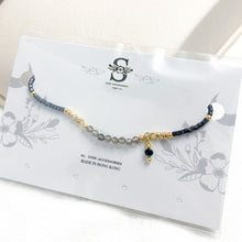 將圖片載入圖庫檢視器 Natural stone bracelet with glass beads &amp; Japanese glass beads &lt; 5 colors &gt;
